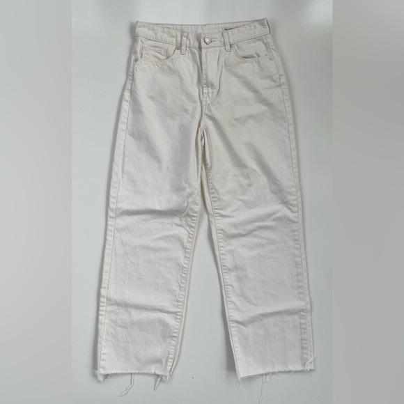 BLANK NYC Women's Cream The Baxter Ribcage Straight Leg Jeans Size 27 - Picture 2 of 12